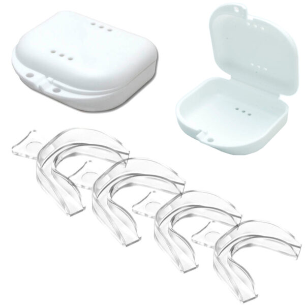 teeth whitening trays moldable with cases