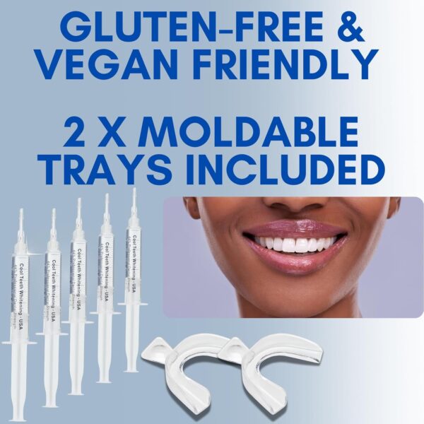 gluten free teeth whitening gel refills with trays